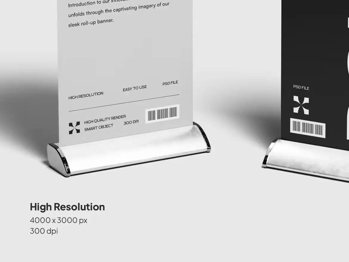 Roll Banner Mockup