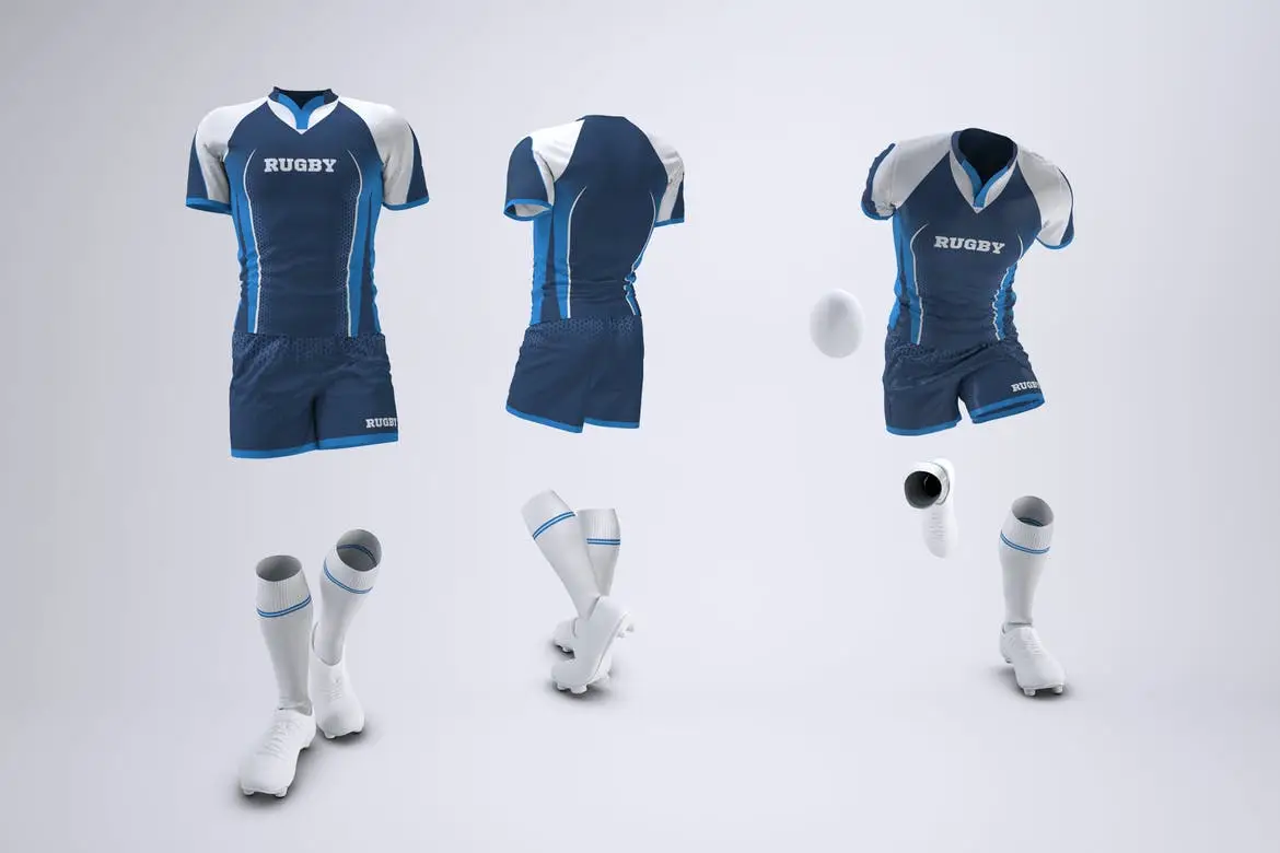 Rugby Team Uniform Mock-Up