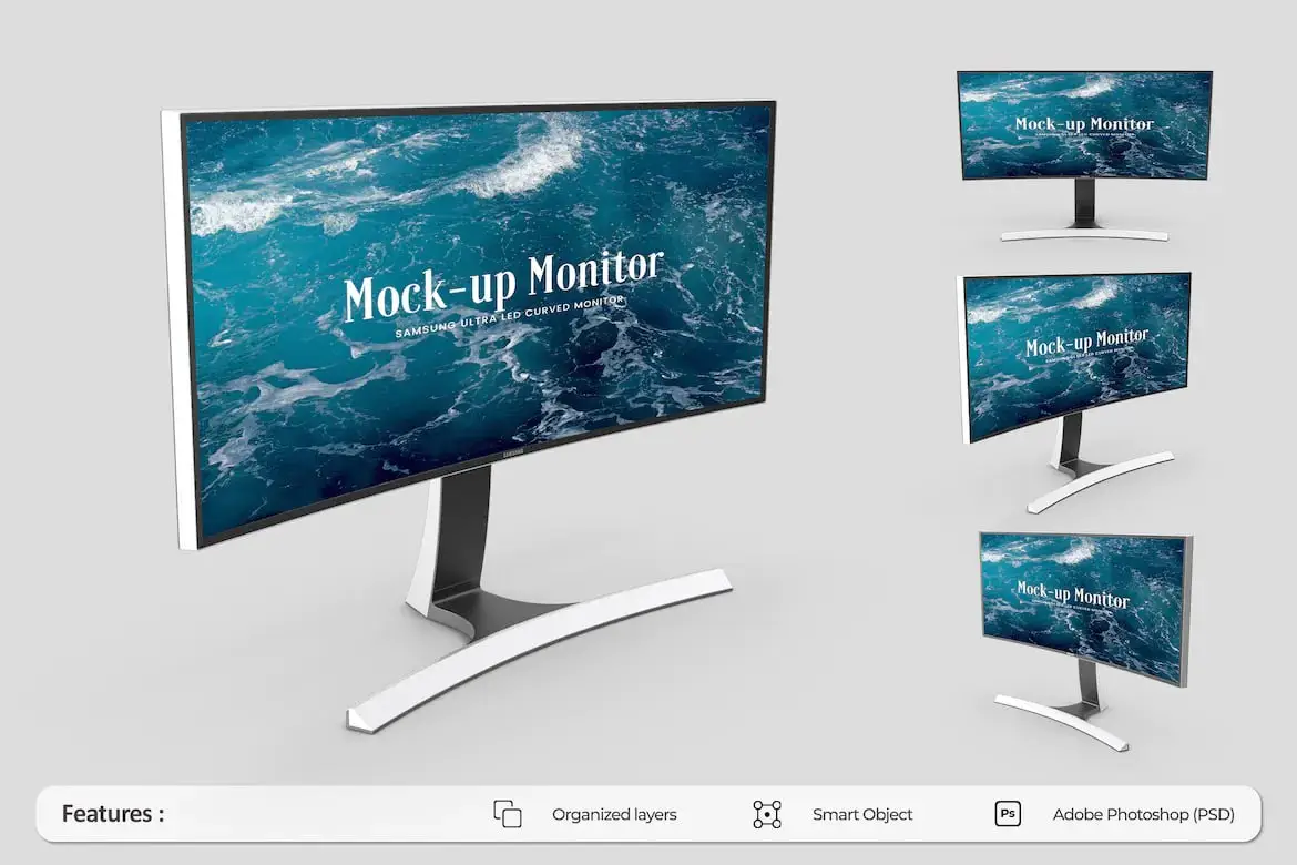 Samsung Ultra Monitor Mockup