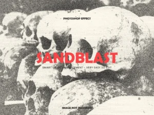 sandblast photo effect rvfaq4n