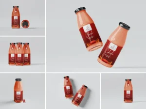 sauce bottle mockup