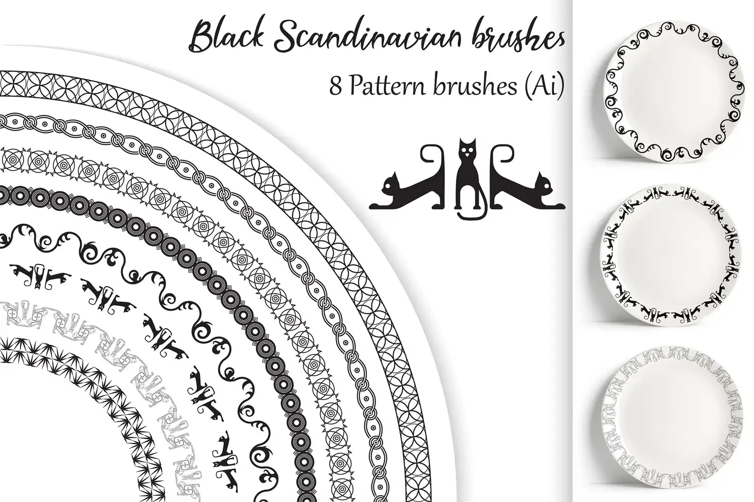 Scandinavian Pattern Brushes
