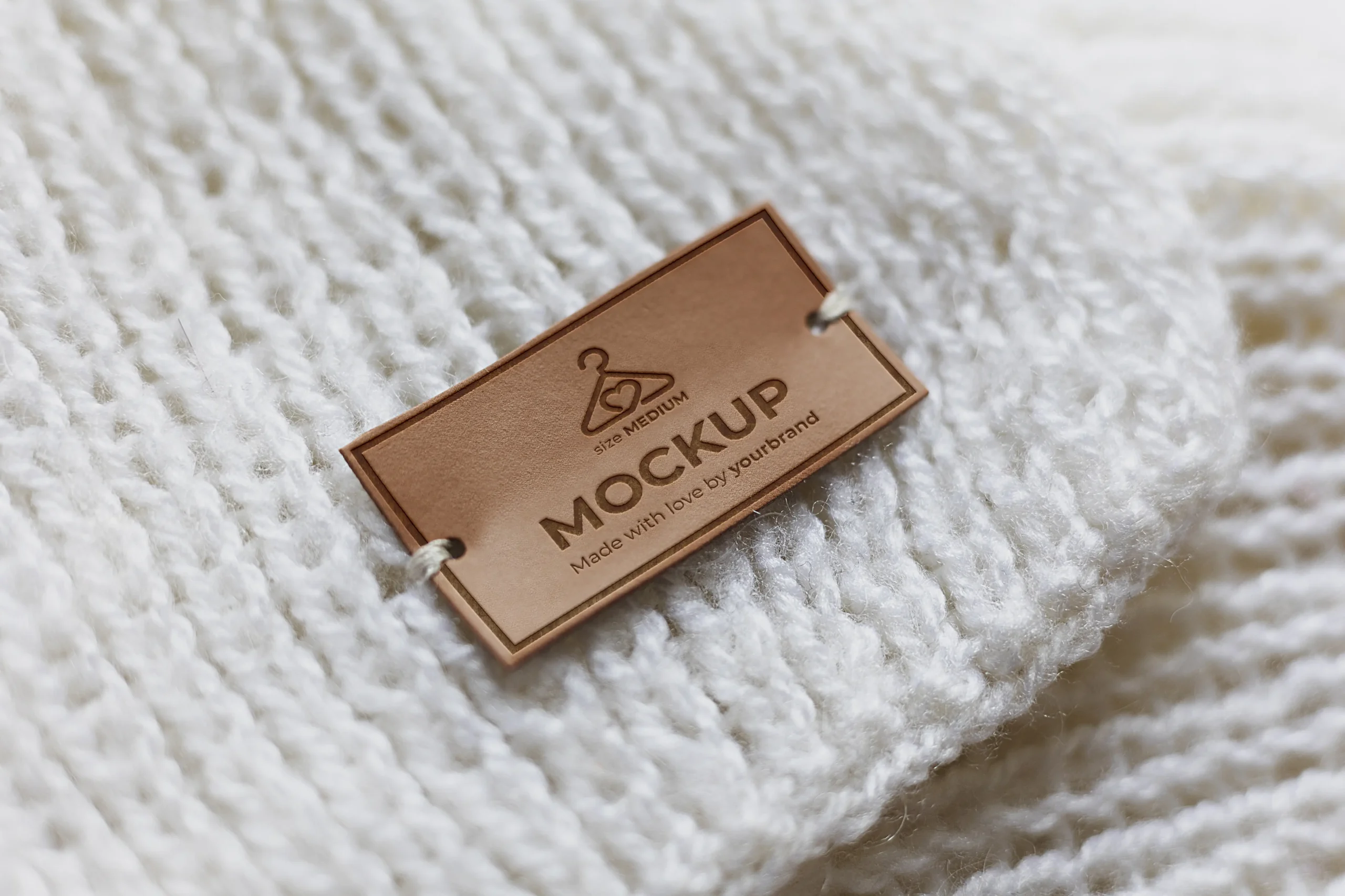 Scarf Label Mockup Design