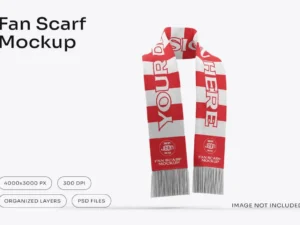 scarf mockup