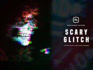scary glitch pgotoshop action 5