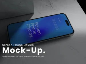 screen phone device mockup