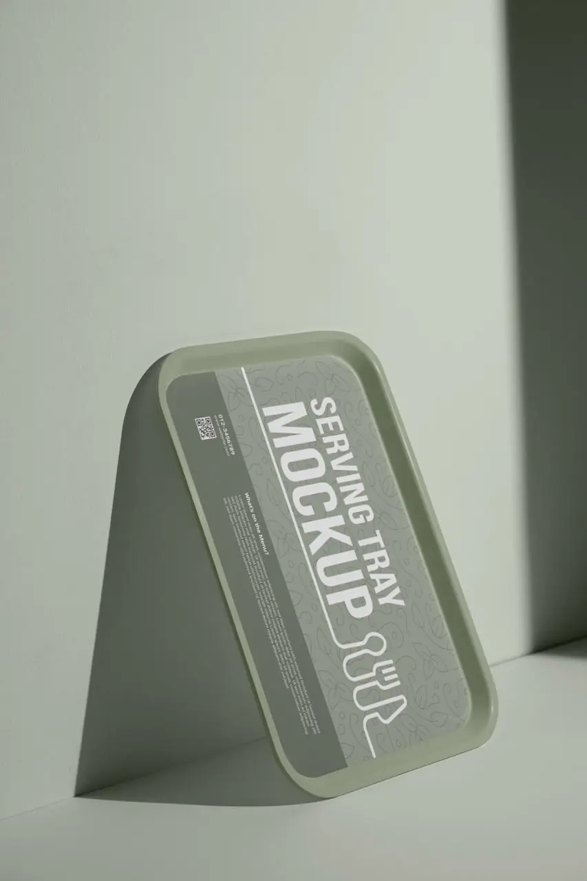 Serving Tray Mockup
