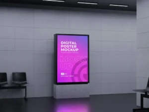 signage box mockup