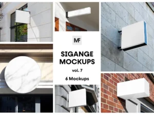 signage stand mockups vol7 advertising