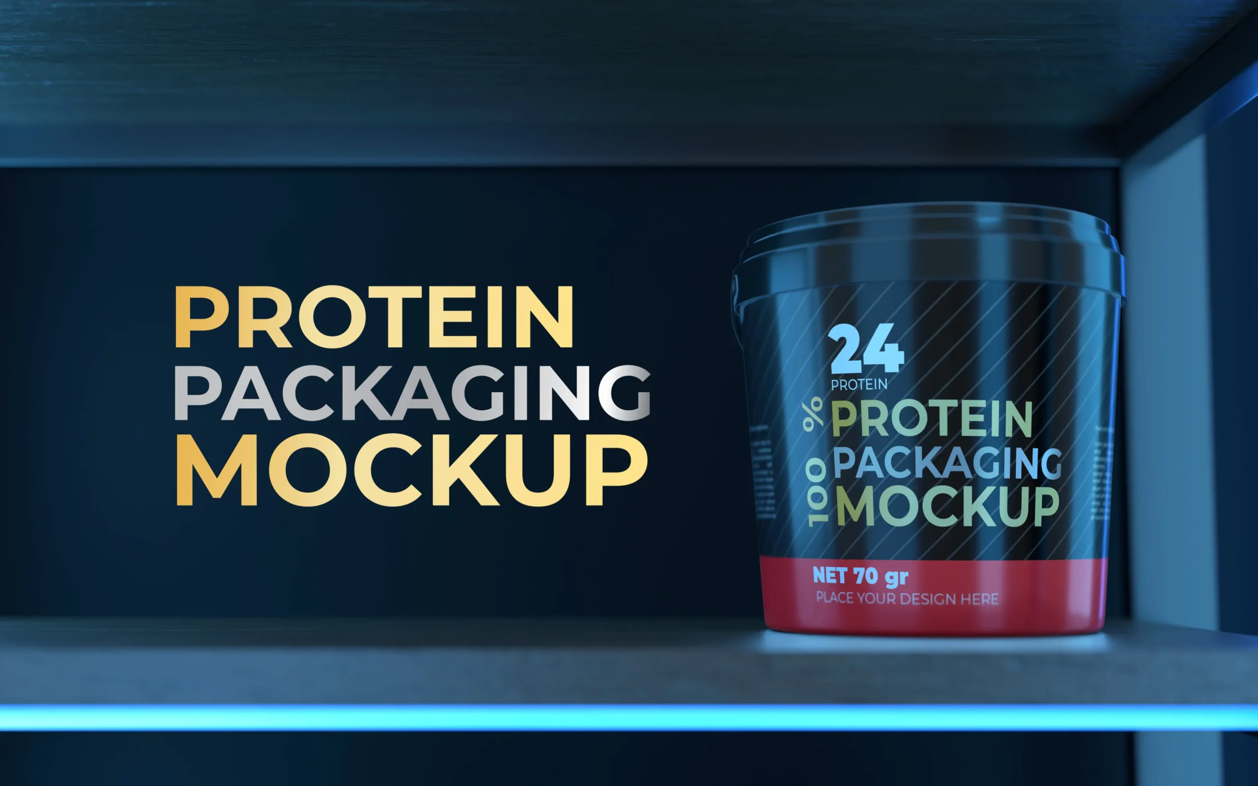 Simple Sign Mockup In Shelves With Products 16 simple sign mockup in shelves with products 12