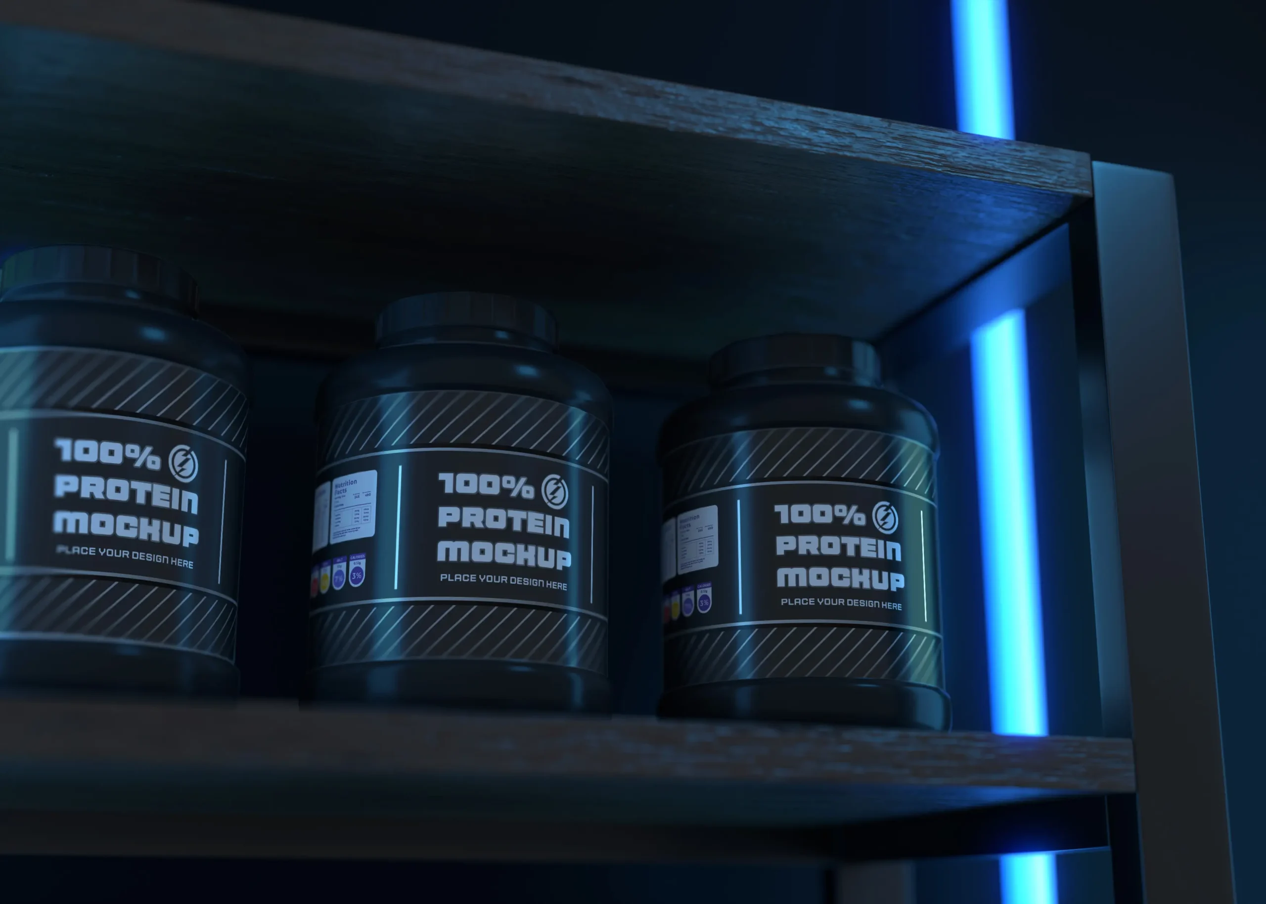Simple Sign Mockup In Shelves With Products 15 simple sign mockup in shelves with products 17