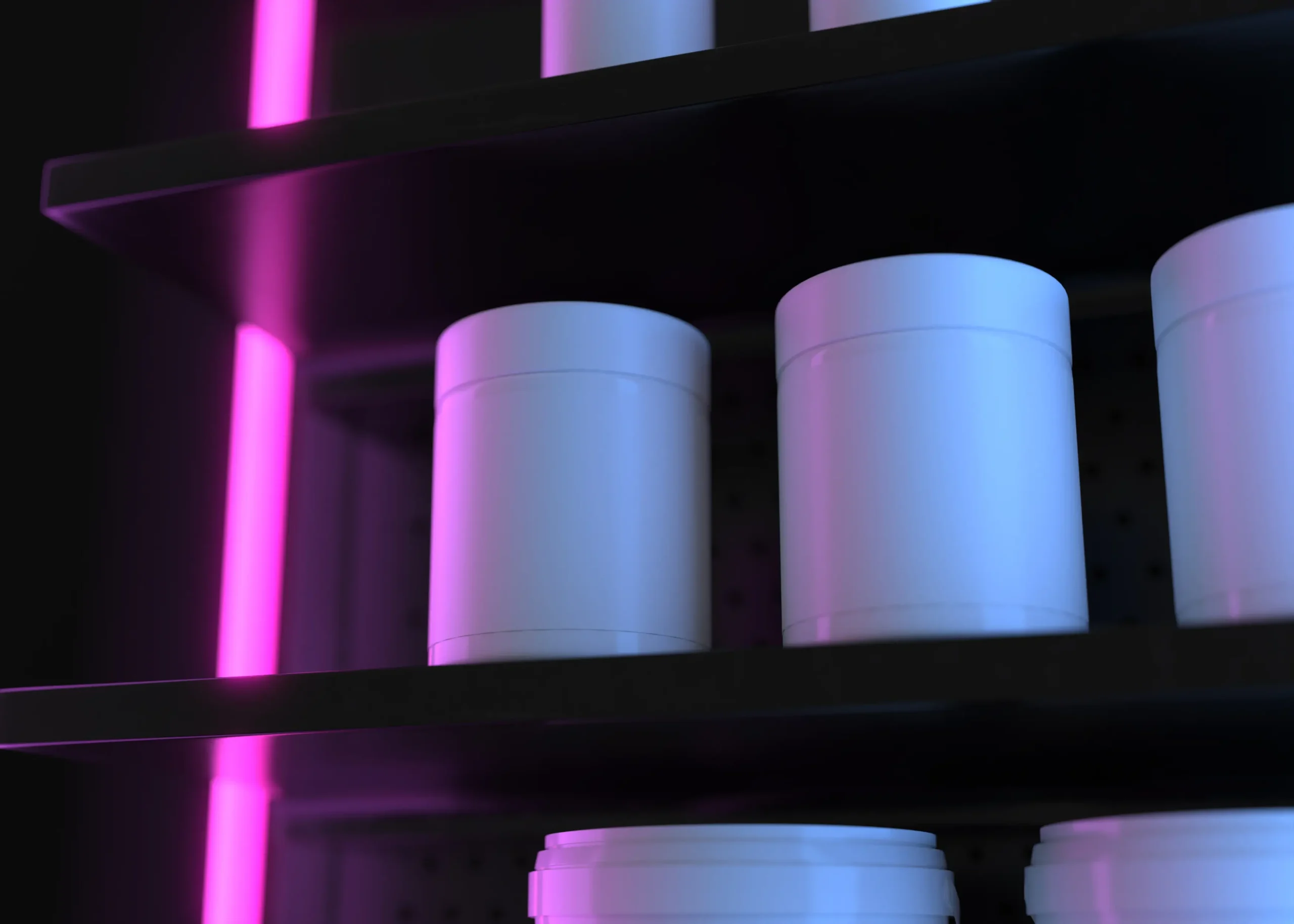 Simple Sign Mockup In Shelves With Products 4 simple sign mockup in shelves with products 4