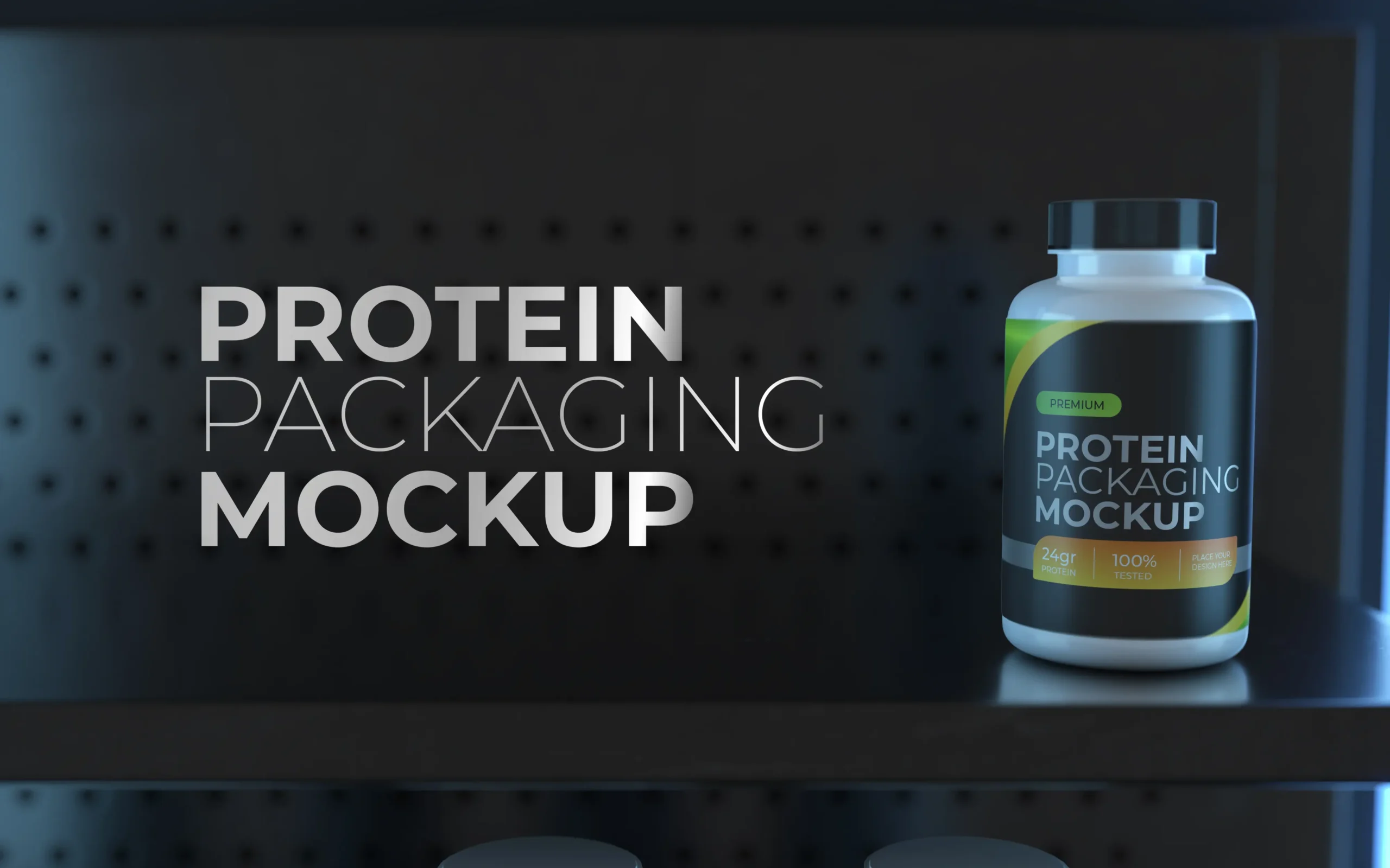 Simple Sign Mockup In Shelves With Products 14 simple sign mockup in shelves with products 6