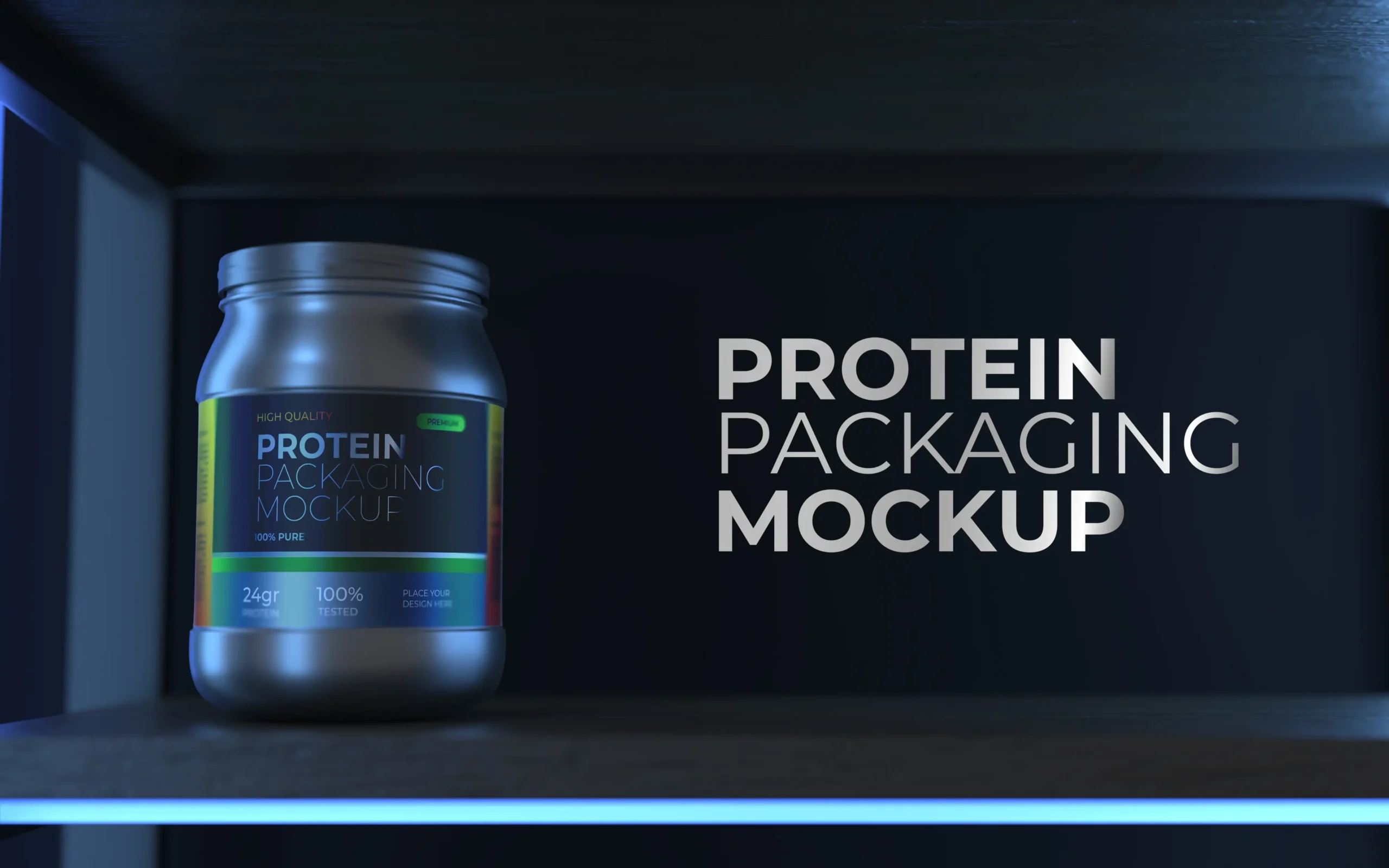 Simple Sign Mockup In Shelves With Products 21 simple sign mockup in shelves with products 8