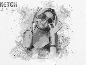 sketch photo effect