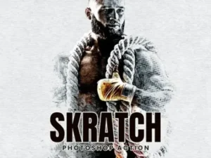 skratch photoshop action