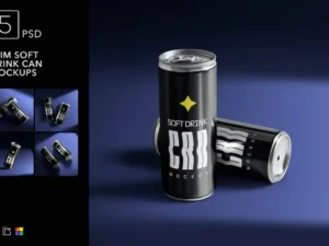 slim soft drink can mockups 6