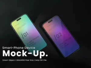 smart phone device mockup