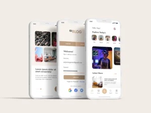 smartphone clay mockup 1