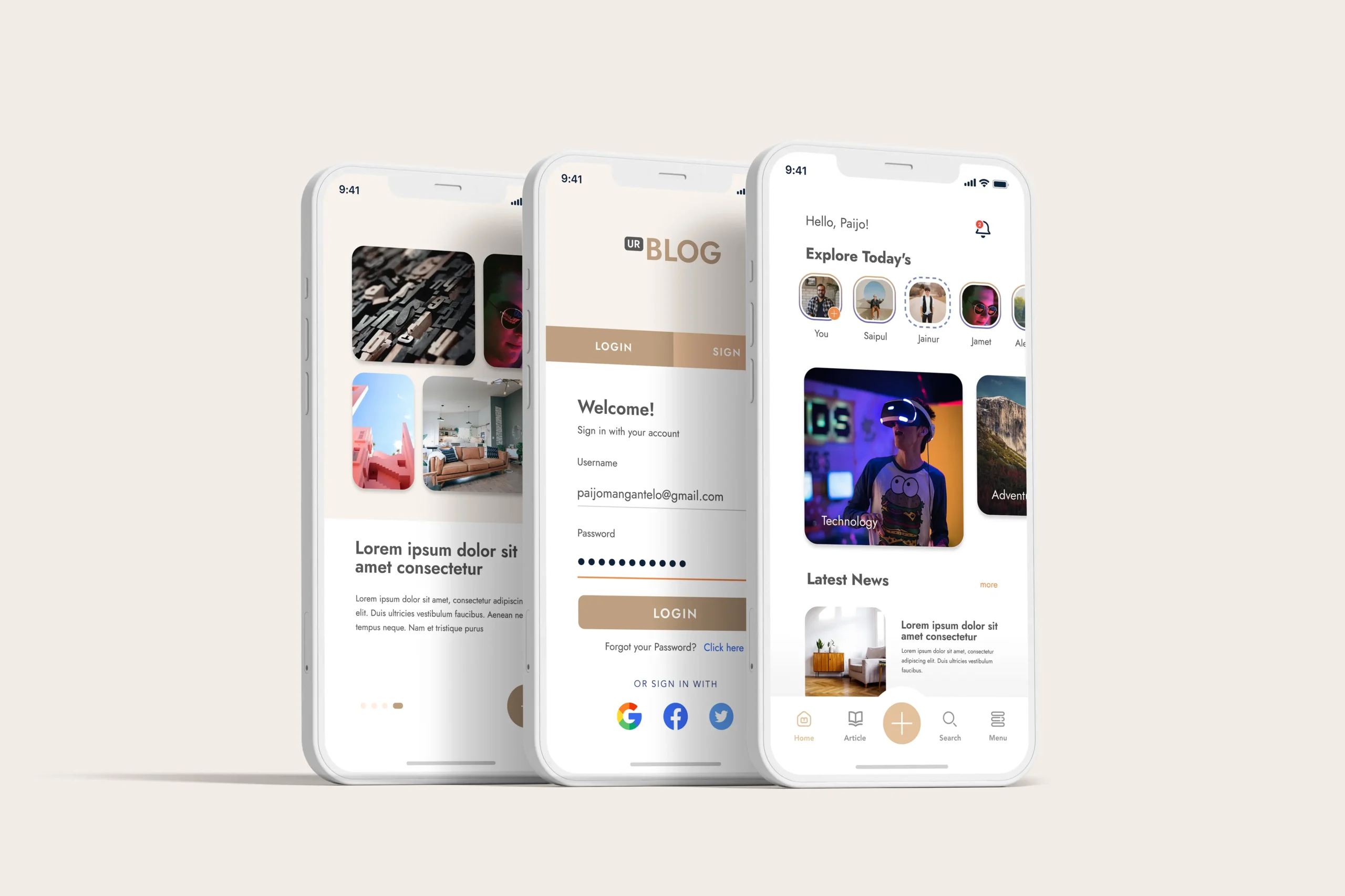Smartphone Clay Mockup