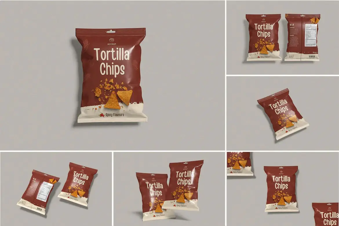 Snack Packaging Mockup