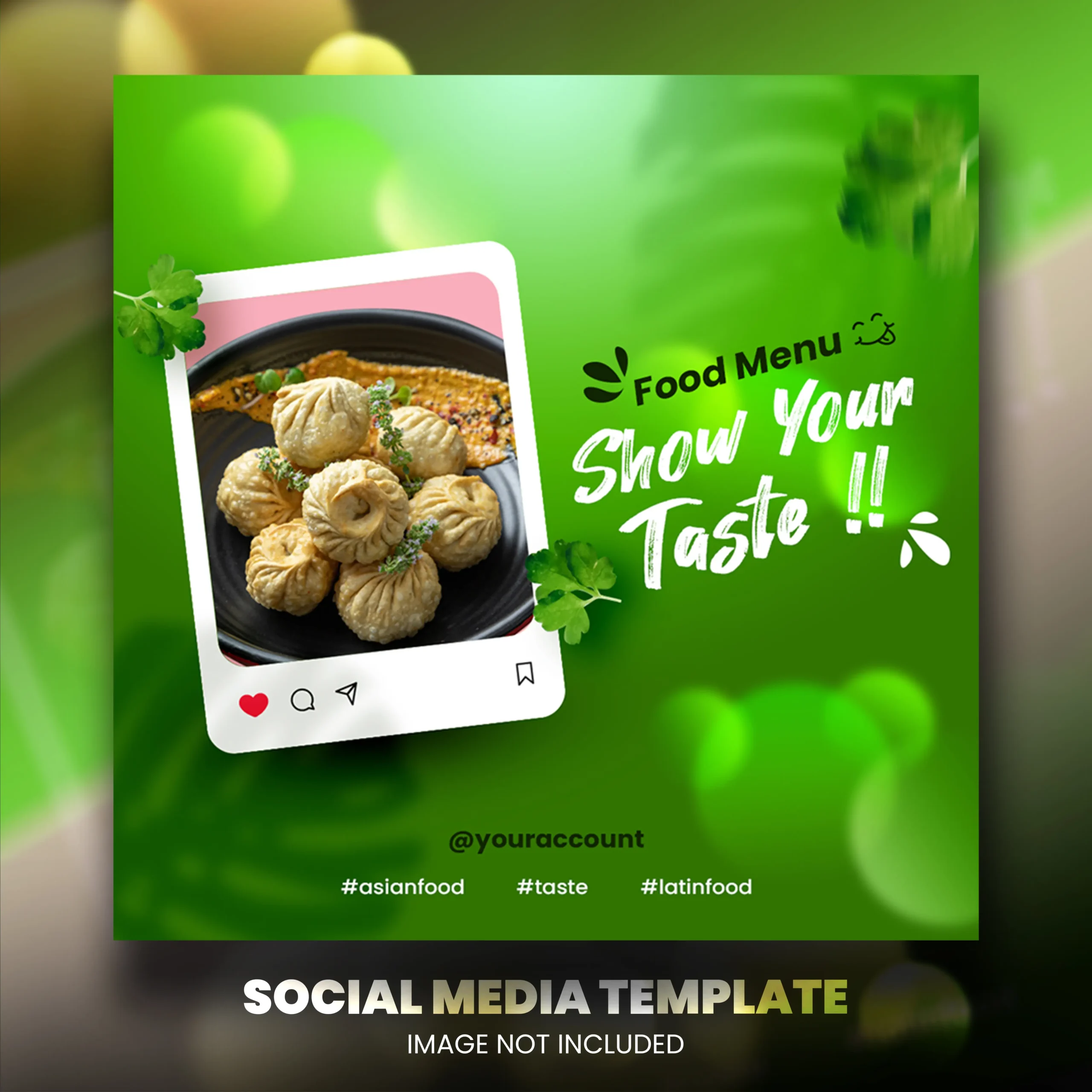 Social Media Food Post Banner Design
