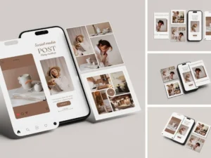 social media post mockup