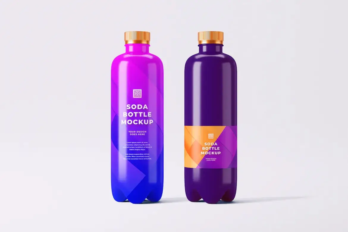 Soda Bottle Mockup