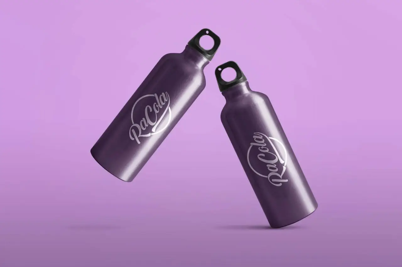 Sports Water Bottle Mockup