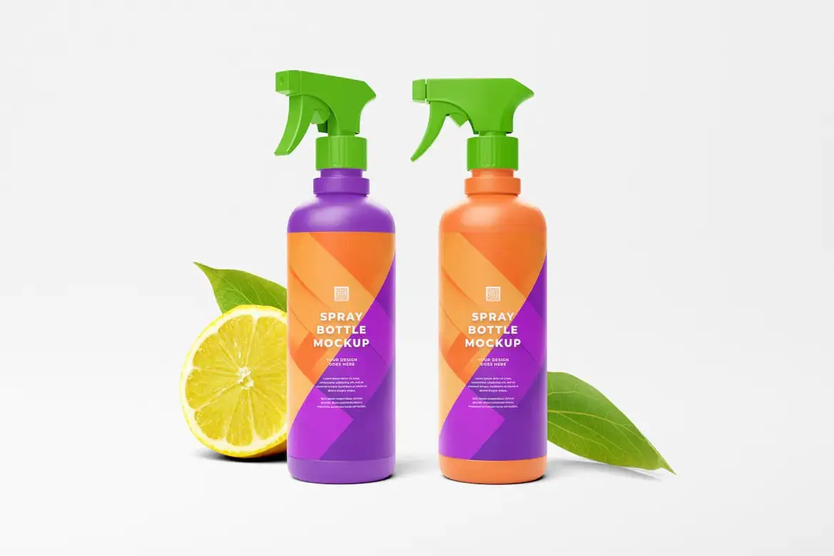 Spray Bottle Mockup