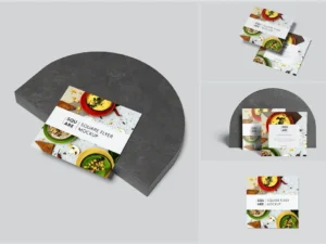 square flyer mockup