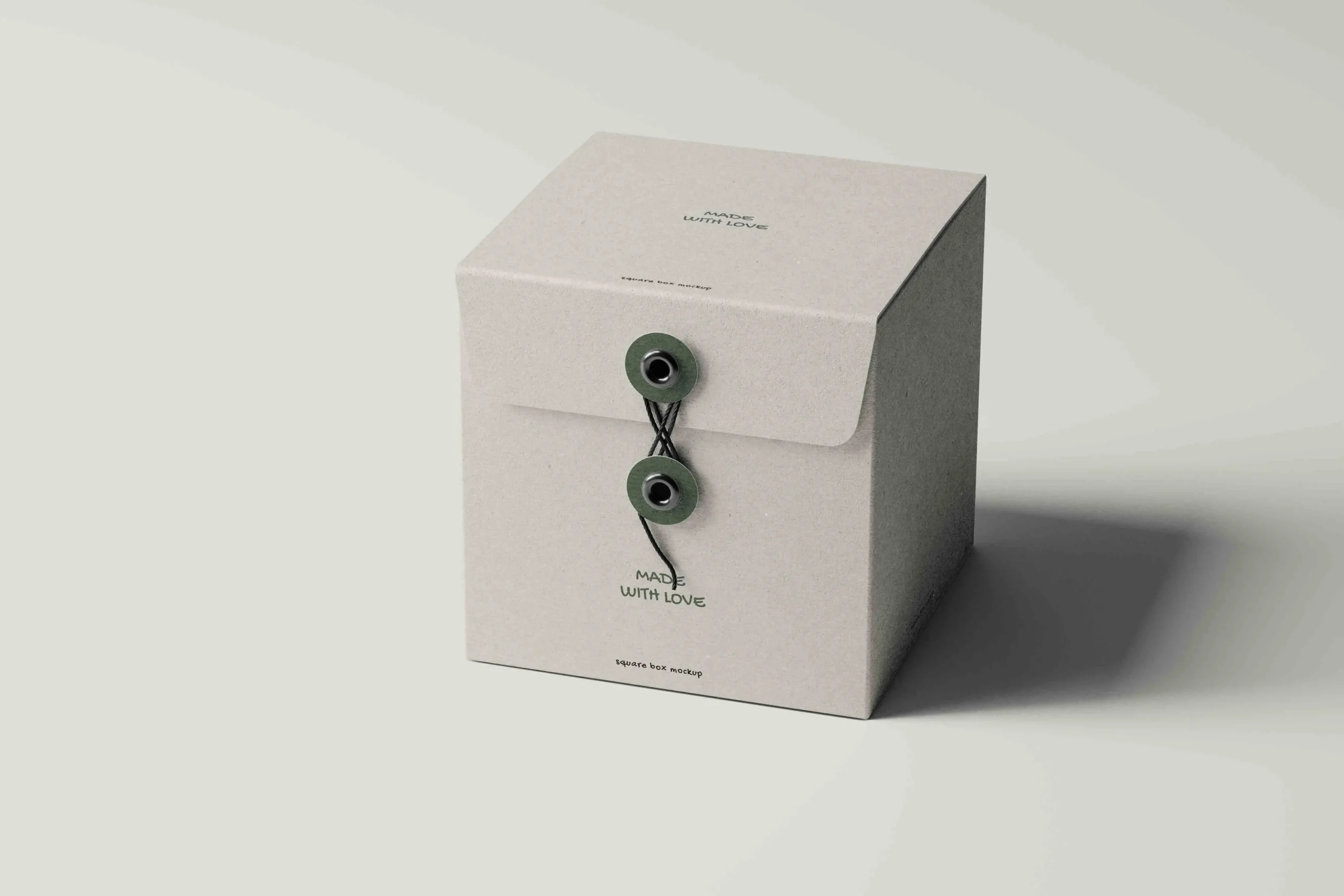 Square String Tie Box Mockup 3 square string tie box mockup 1
