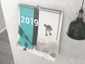square wall calendar mockups 7