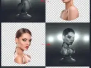 statue photoshop template design by amorjesu