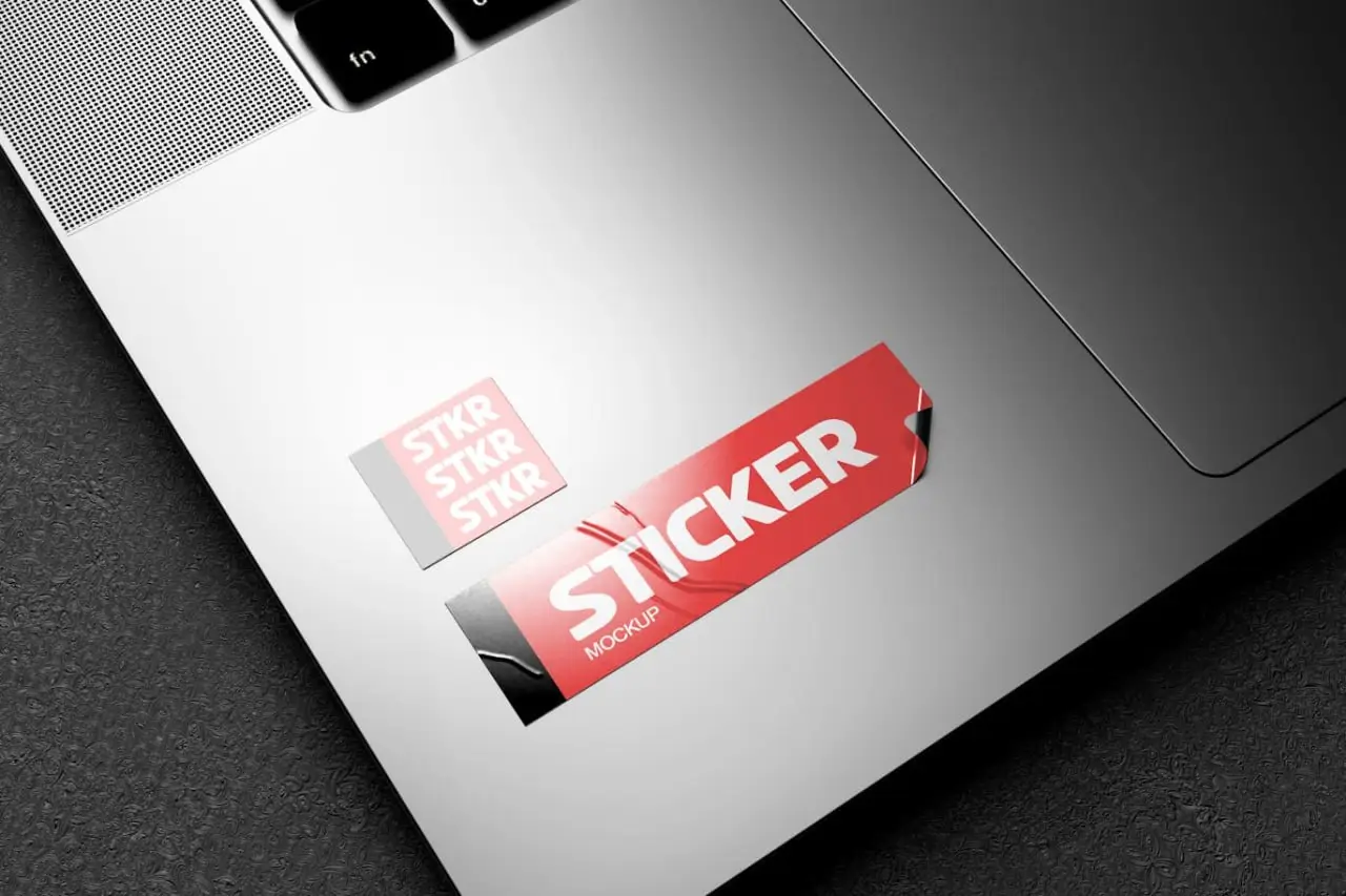 Sticker Mockup 2