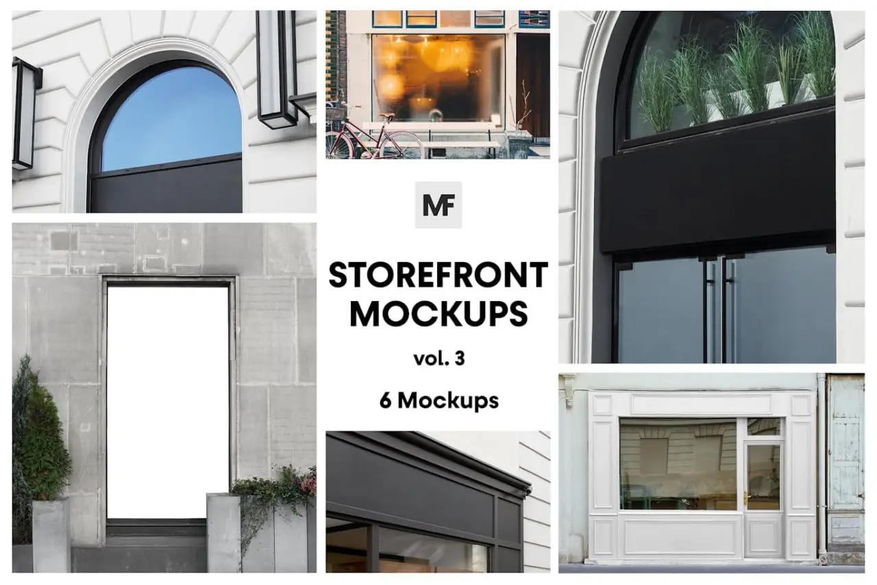 Storefront Mockups Vol.3-Restaurant