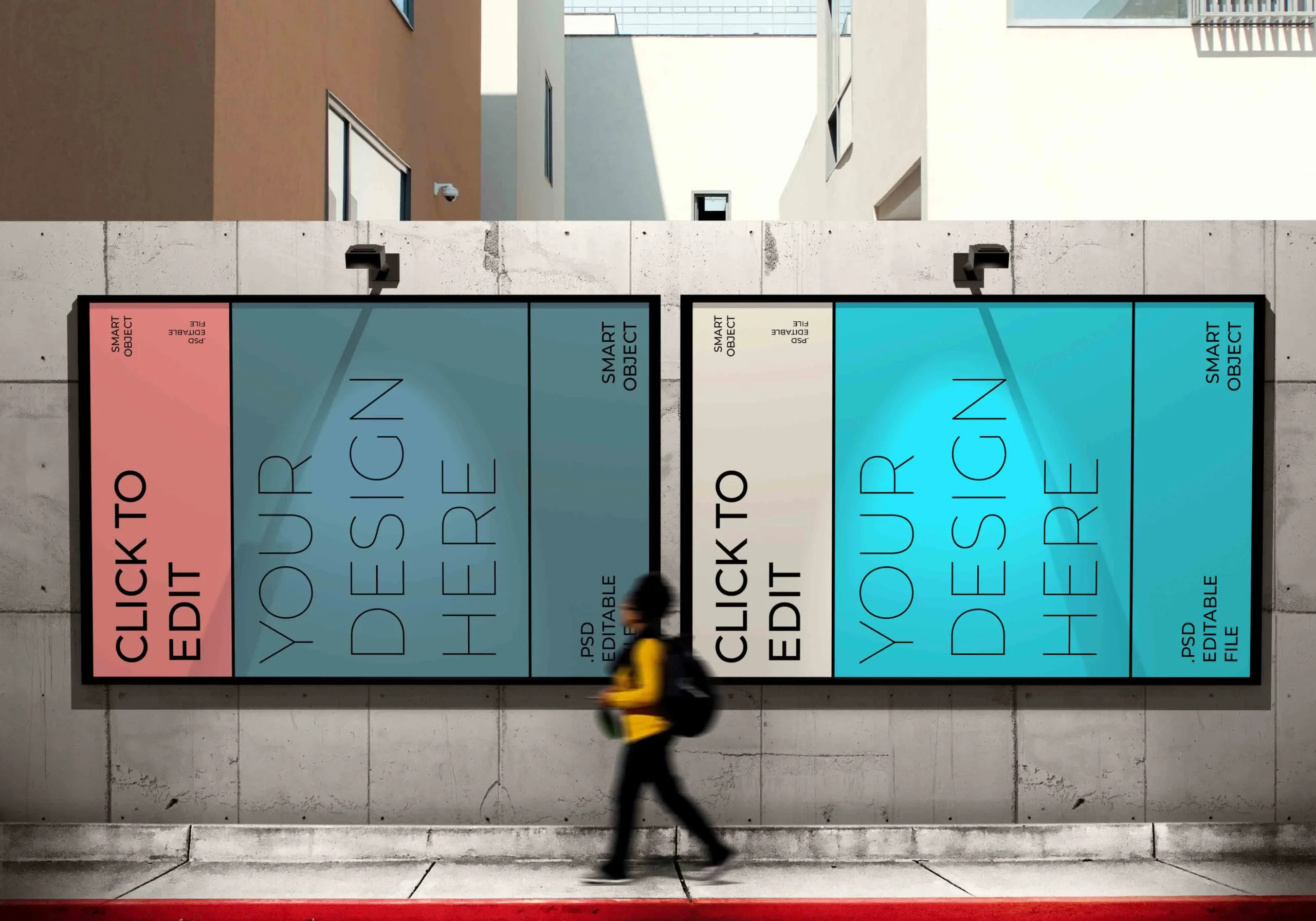 Street Billboard Mockup