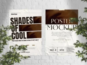 street poster mockup