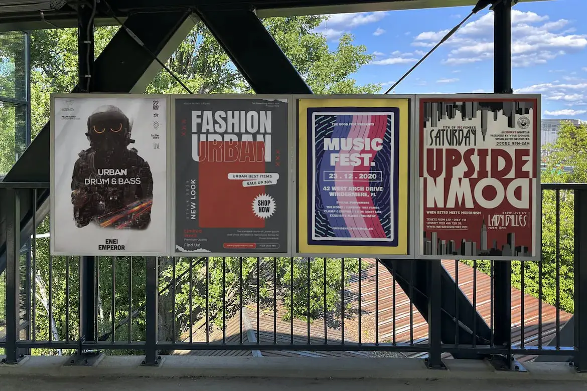 Street Posters Mockup