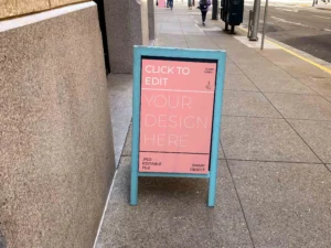 street sign mockup 2