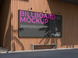 street wall billboard mockup vzmwa