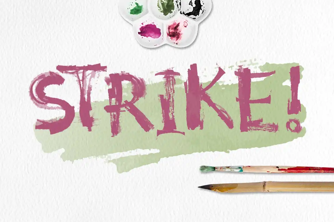 Strike Brushes For Illustrator