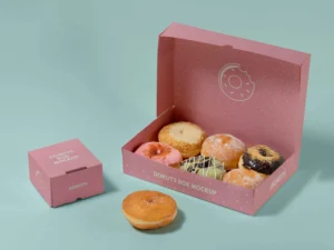 studio donut box branding mockup 11