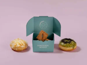 studio donut box branding mockup 2