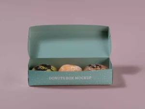 studio donut box branding mockup 3
