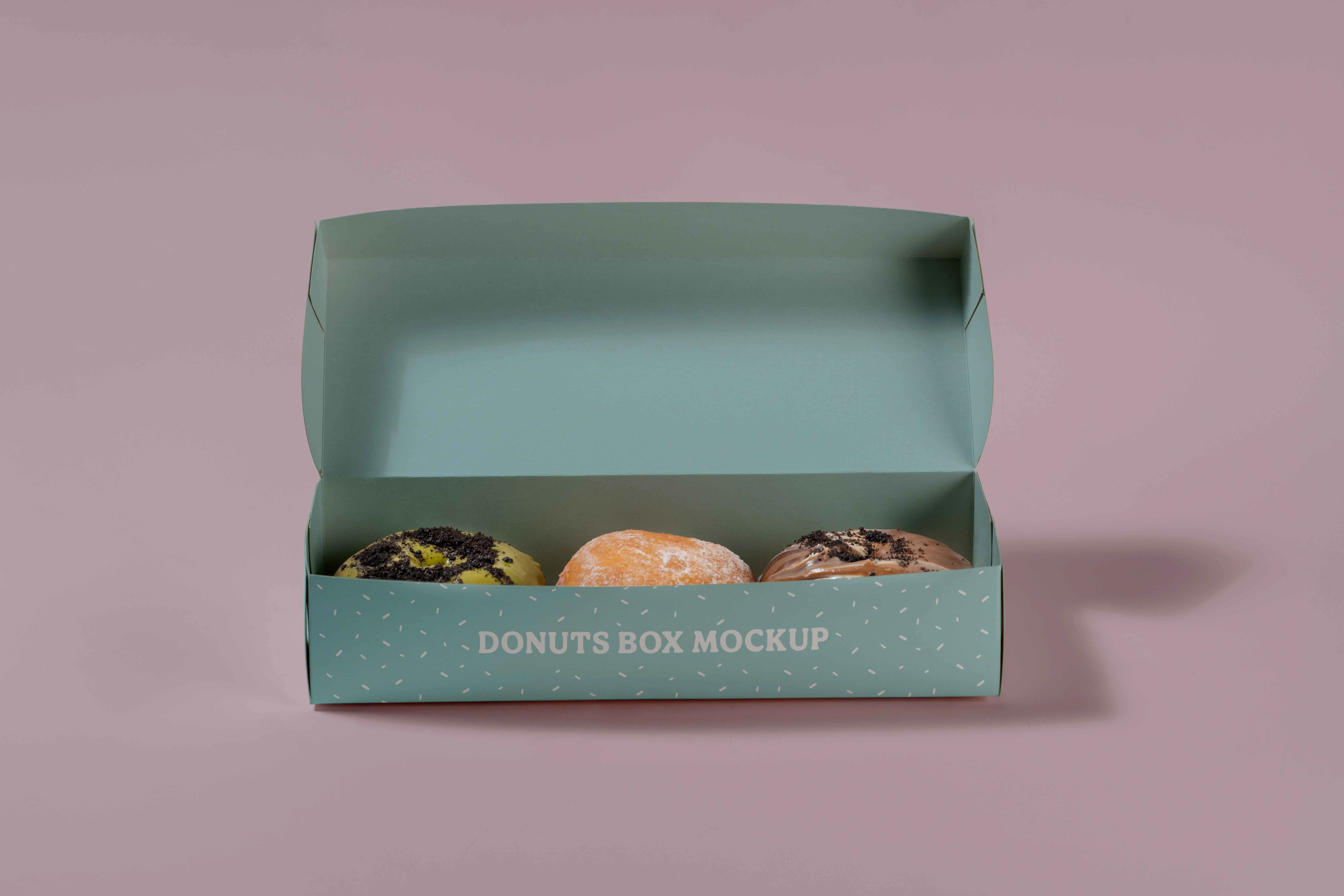 Studio Donut Box Branding Mockup 3