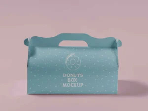 studio donut box branding mockup 4