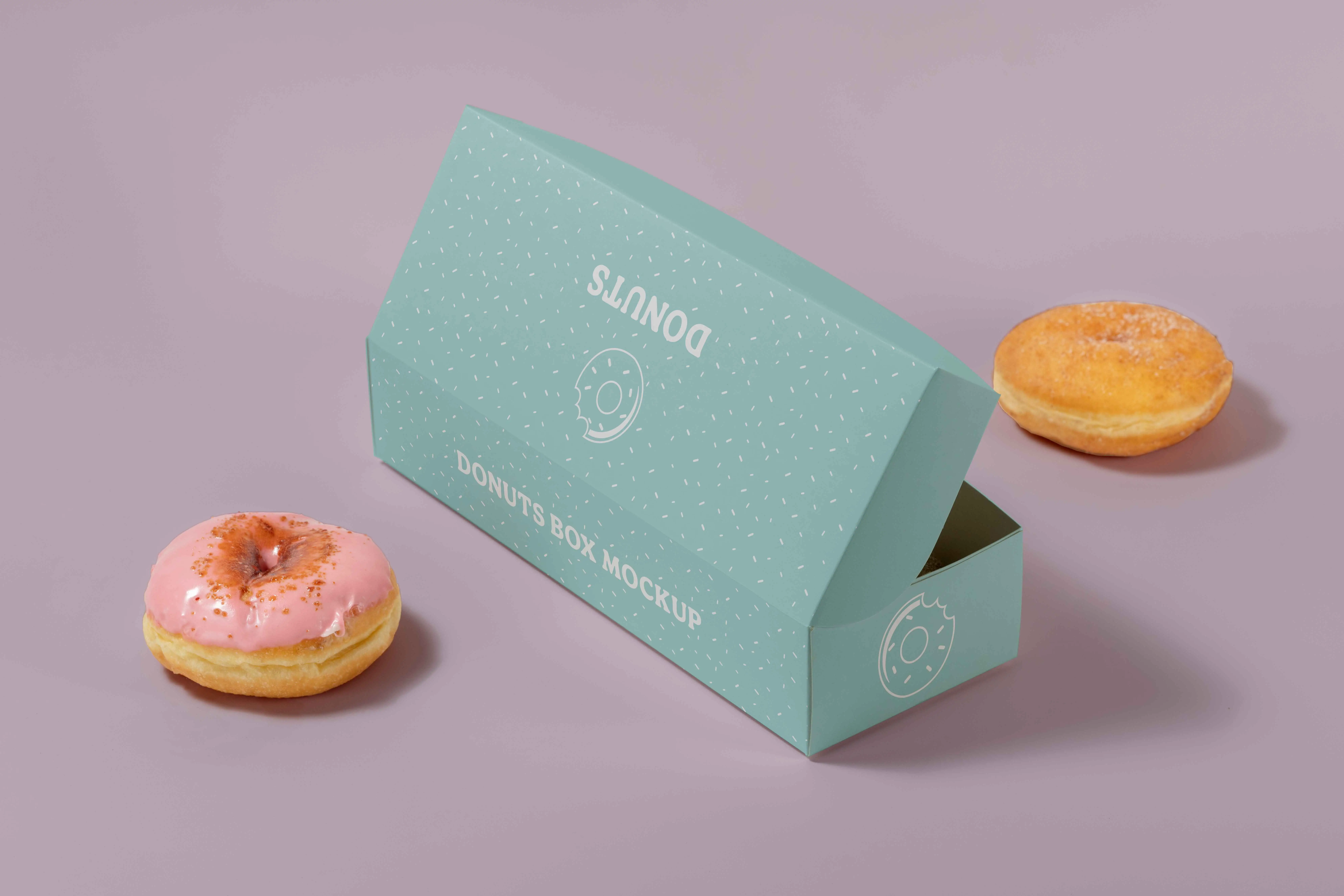 Studio Donut Box Branding Mockup 7