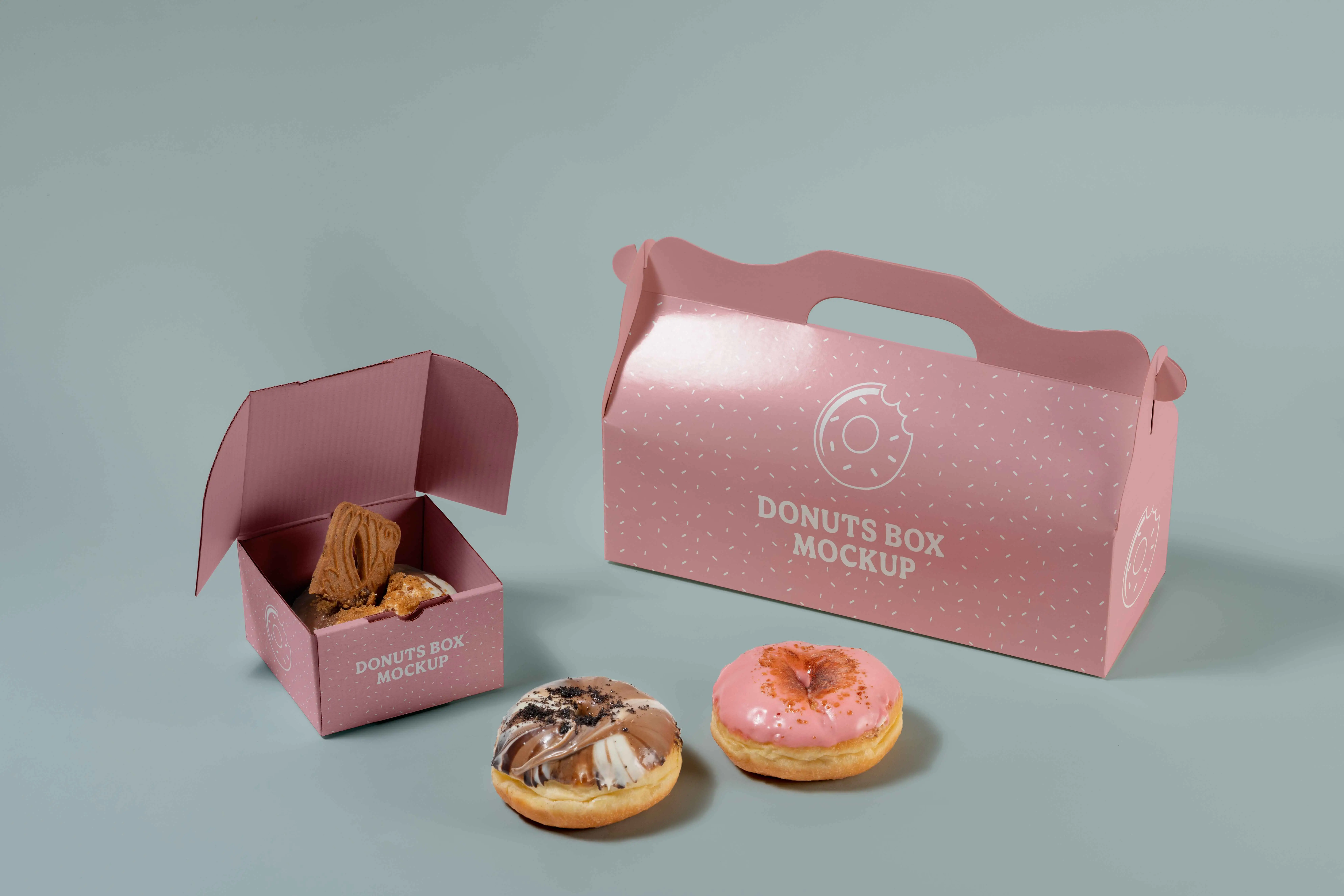 Studio Donut Box Branding Mockup 8