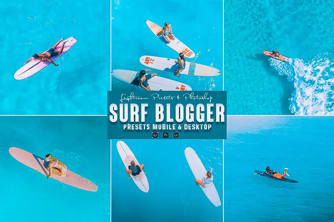 Surf Photoshop Action & Lightrom Presets 3 surf photoshop action lightrom presets 2